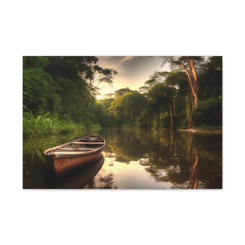Amazon River — Canvas Wall Art — Front Gallery-Wrapped Canvas View