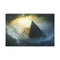 Pyramid Floating in Thunder Vortex — Canvas Wall Art — Front Gallery-Wrapped Canvas View
