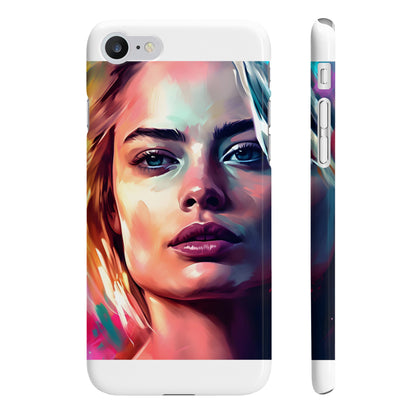 Neon Margot: A Watercolor Phone Case