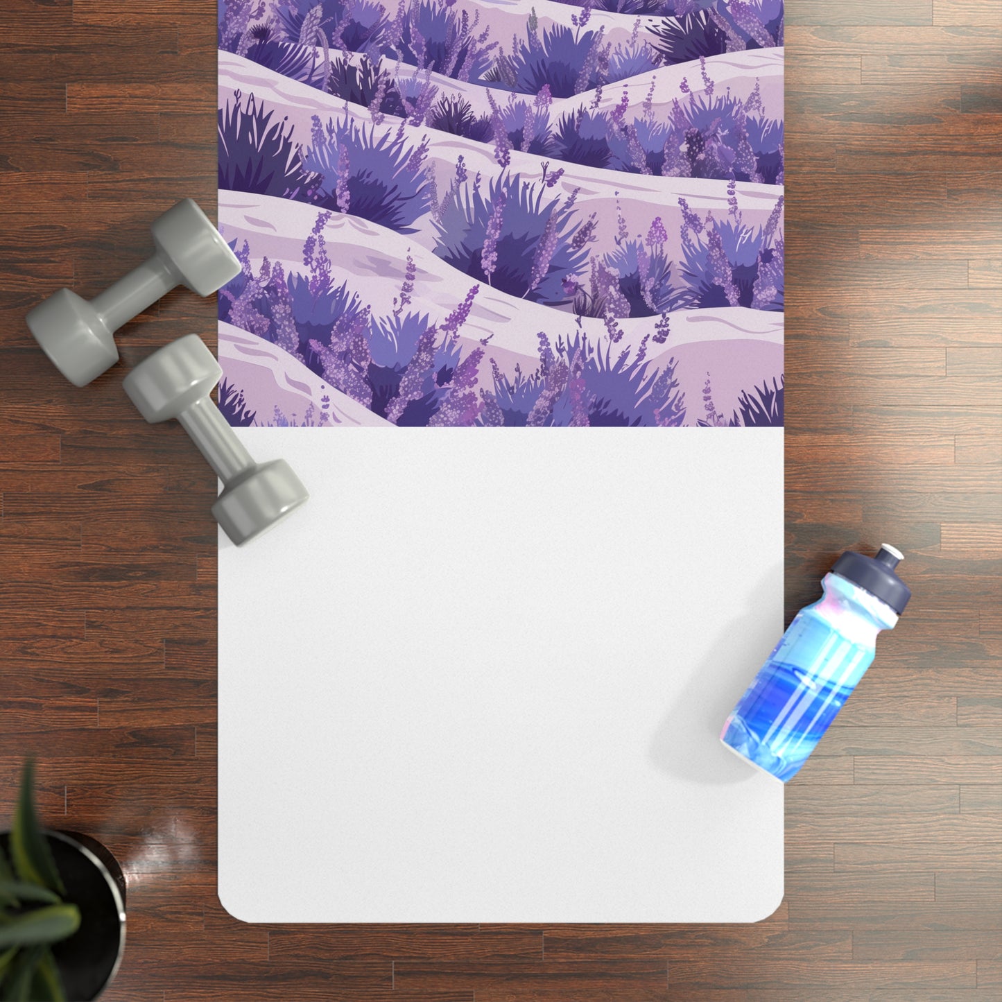 Lavender Fields Yoga Mat: Relax and Unwind