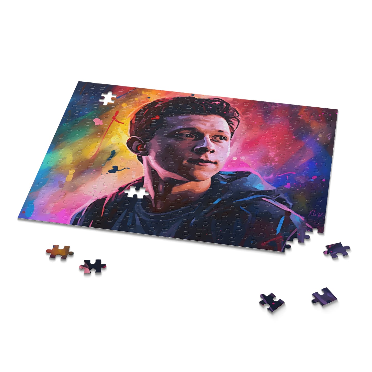 Tom Holland Neon Jigsaw Puzzle