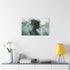 Abstract Waves Forming Human Silhouette — Canvas Wall Art — Product Detail View 7