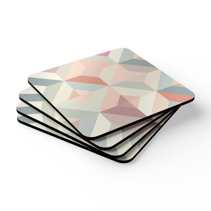 Chic Pastel Geo Coaster Set: Elevate Your Home Decor!