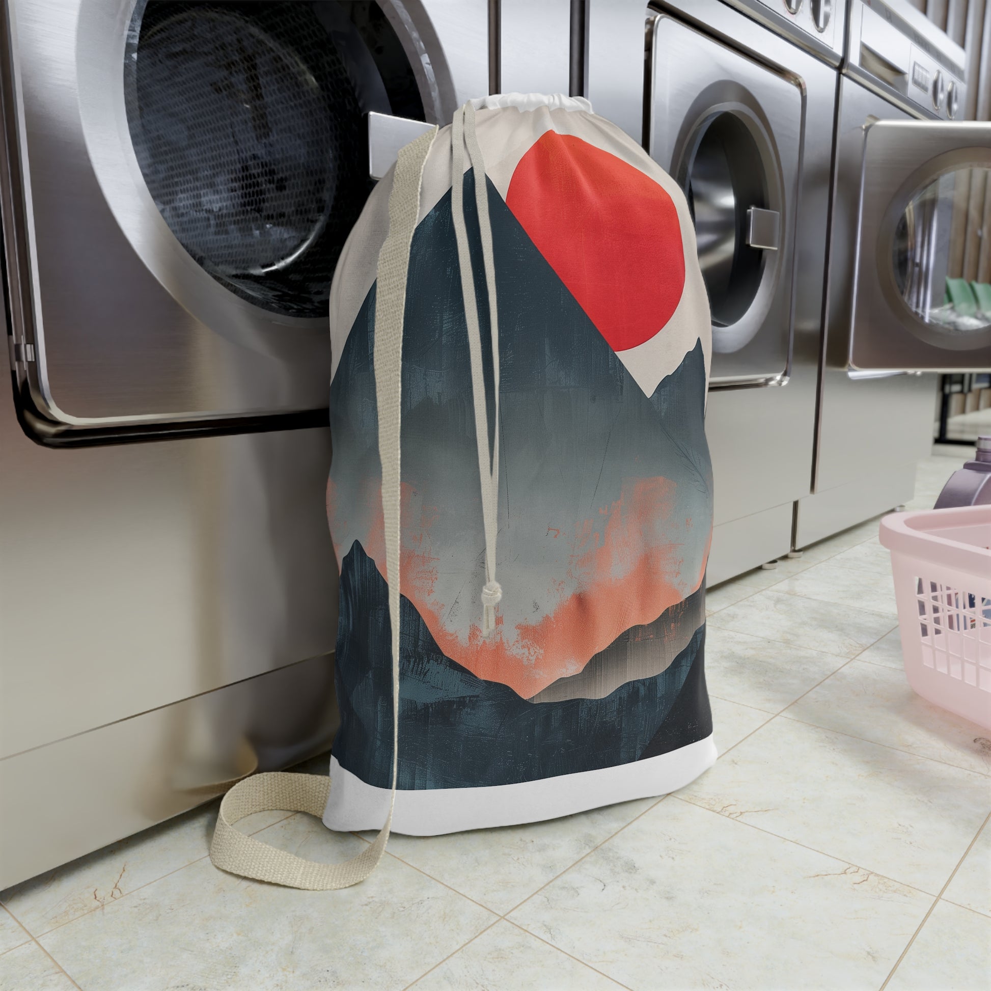 Sunrise Mountain Laundry Bag | Home Decor | Accessories, All Over Print, AOP, Bags, Laundry, Sublimation | Prints with Passion