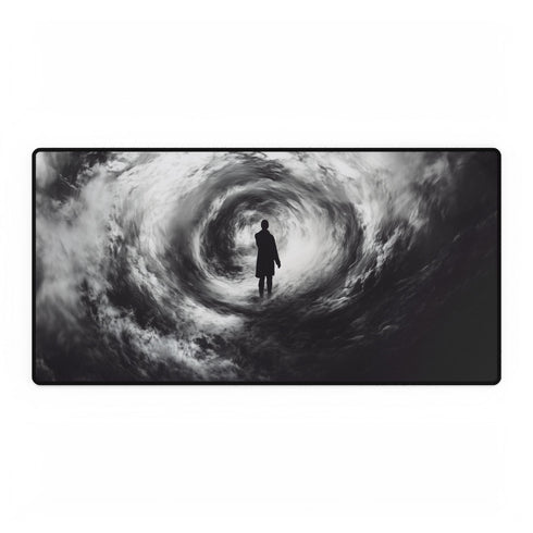 A Person Lost in a Dark Swirling Abyss Gaming XXL Extended Desk Mat