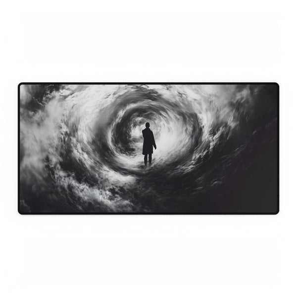 A Person Lost in a Dark Swirling Abyss Gaming XXL Extended Desk Mat