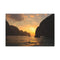 Maya Bay Tropical Limestone Cliffs Sunset Stretched Canvas Wall Art - Front Hero View | Prints With Passion