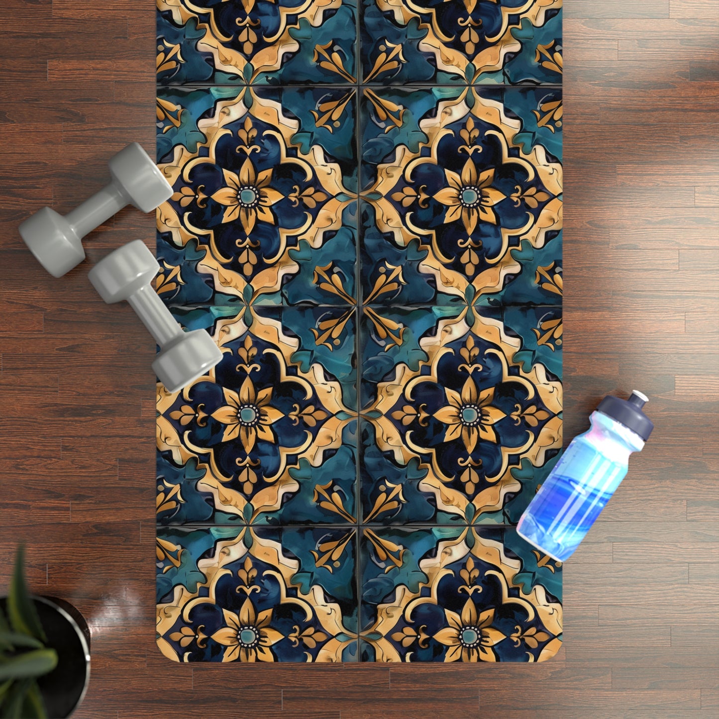 Artisan Tiles Yoga Mat: Inspired Movement