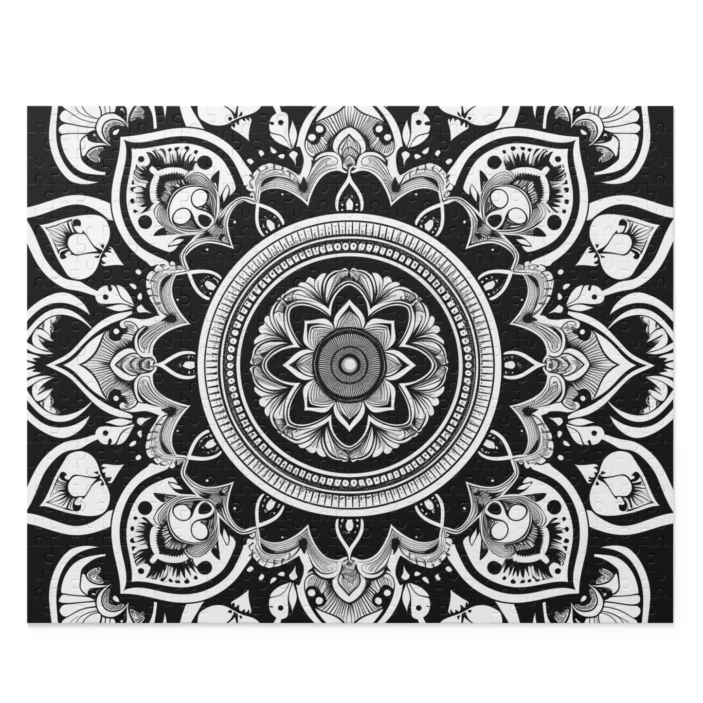 "Zen Mandala Jigsaw Puzzle for Relaxation and Focus - Intricate Design for Inner Peace"