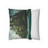 Atlantis Lost Continent — 40×40 Cushion Cover — Sofa & Living Room Lifestyle View