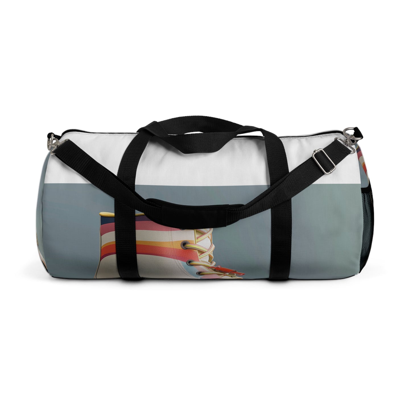 Colorful Stripe Roller Skate Duffel