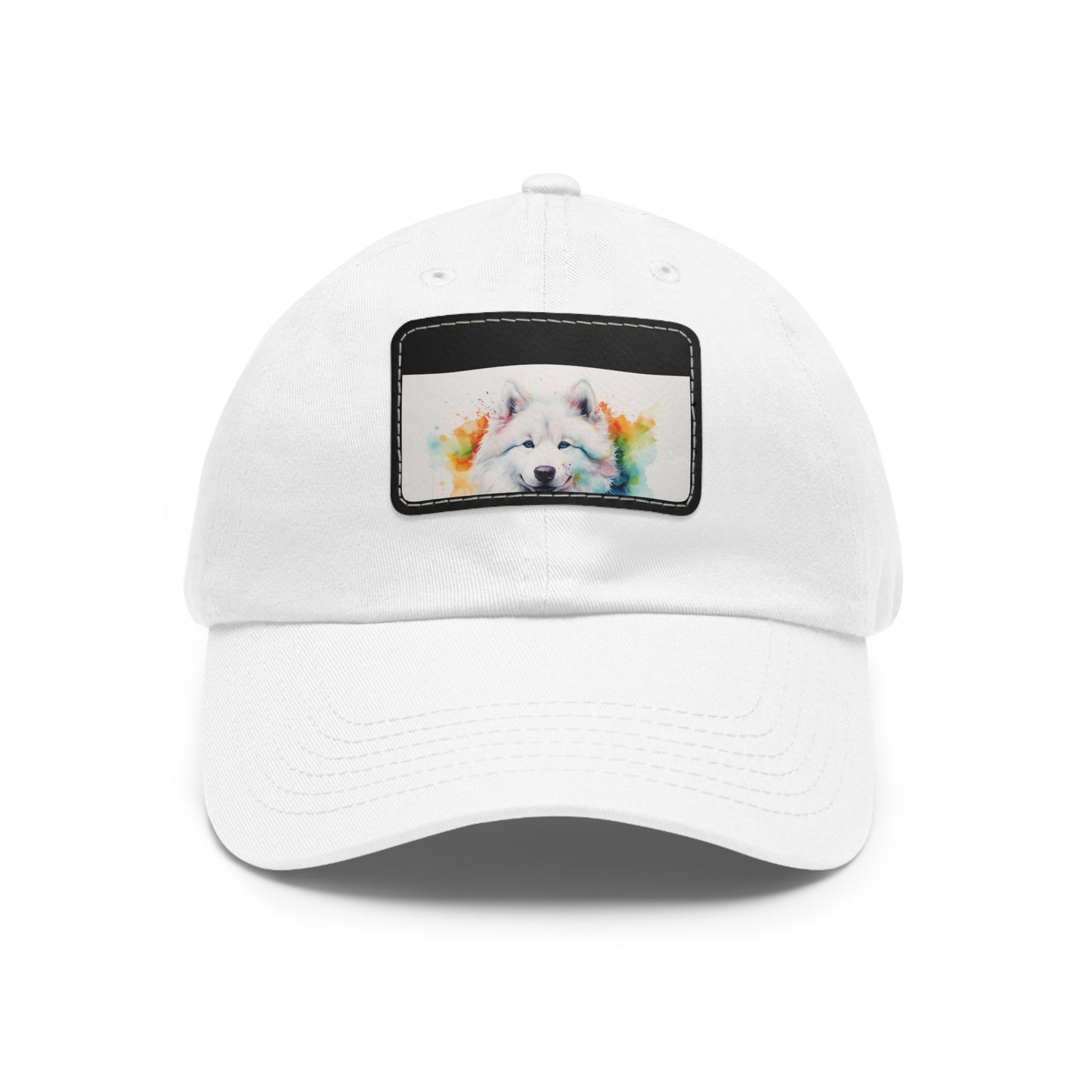 Watercolor Samoyed Charm Baseball Cap