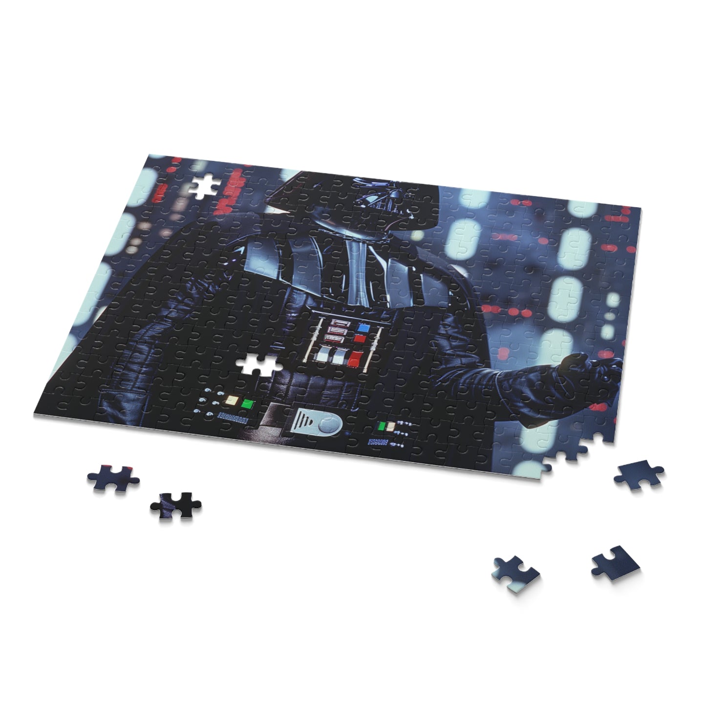 Dark Lord Darth Vader Jigsaw Puzzle - Perfect for Star Wars fans, challenging and fun activity.