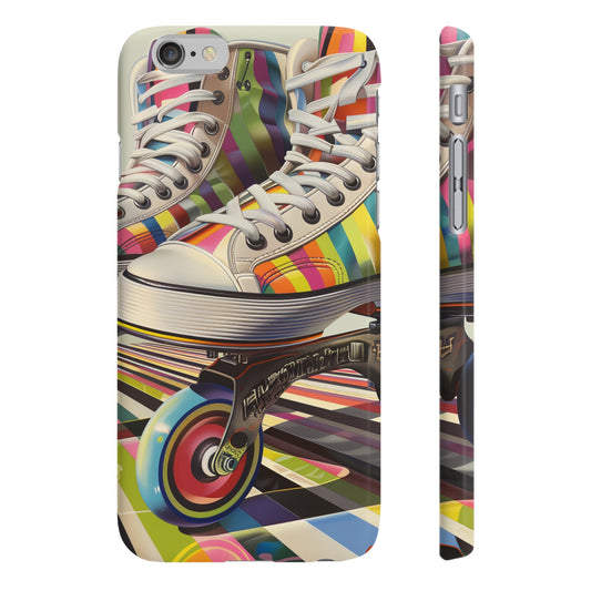 Retro Roll:Striped Skate Phone Case | Phone Case | Accessories, Glossy, iPhone Cases, Matte, Phone Cases, Samsung Cases, Slim | Prints with Passion