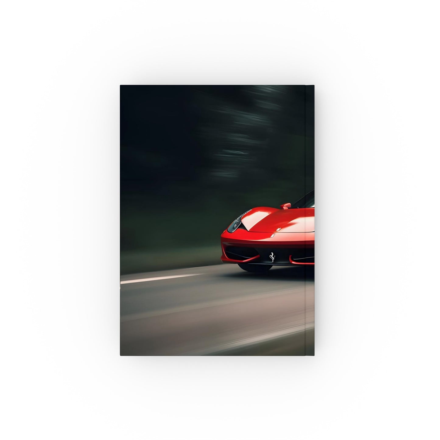 "High-Octane Ferrari Journal: Capture the spirit of Ferrari with this sleek and versatile journal, perfect for automotive adventures and sketching dream cars."