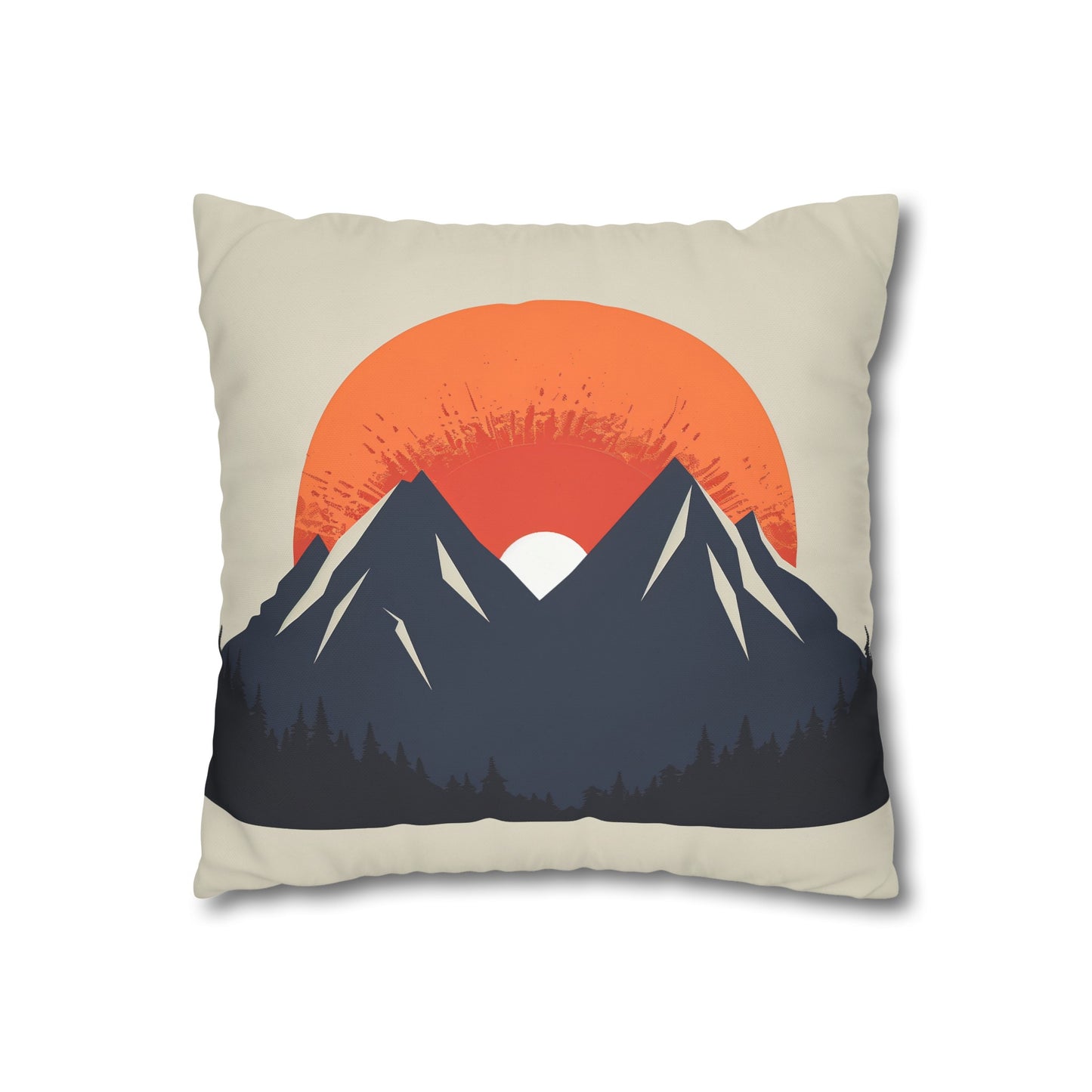 Alpine Dawn Mountain Pillowcase - High-Quality, Stylish, and Perfect for All Seasons