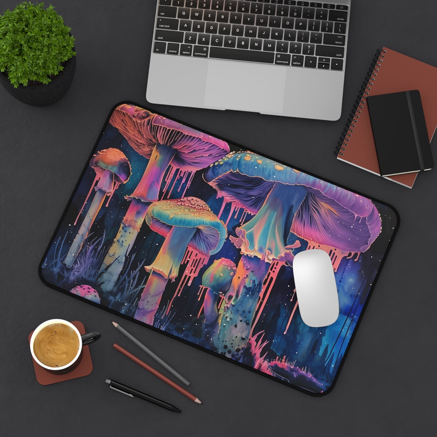 Neon Jungle Desk Mat: Elevate Your Workspace