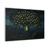 Tree with Leaves as Glowing Runes — Canvas Wall Art — Product Detail View 6