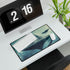 Floating Mountain Surrounded by Whales — XL & XXL Desk Mat — Product Detail View 7