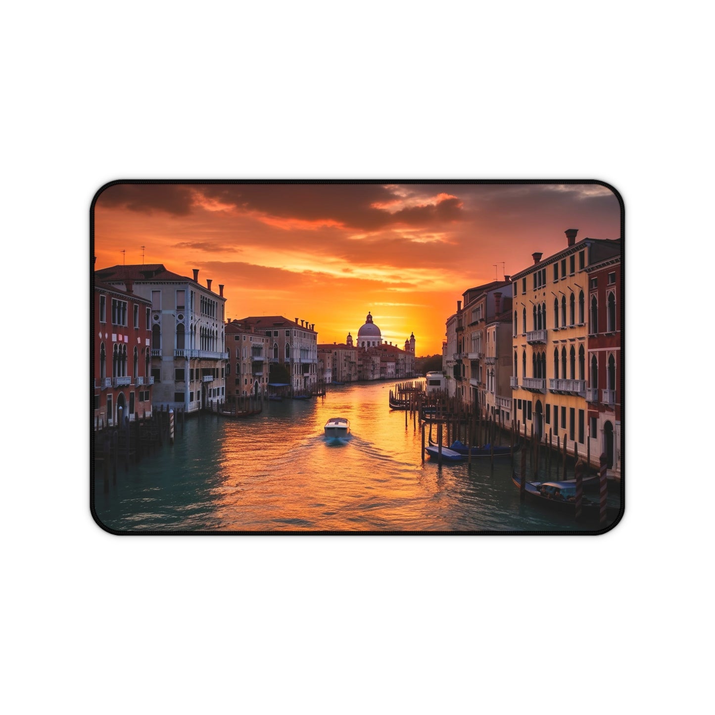 "Venice Italy-inspired Desk Mat, Organize Your Workspace with Elegance and Inspiration"