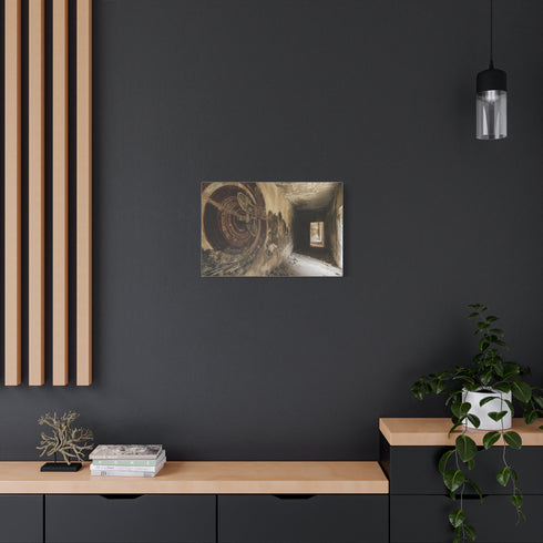 Ancient Astronaut Mural Uncovered in Ruins (Edition II) — Canvas Wall Art — Product Detail View 5