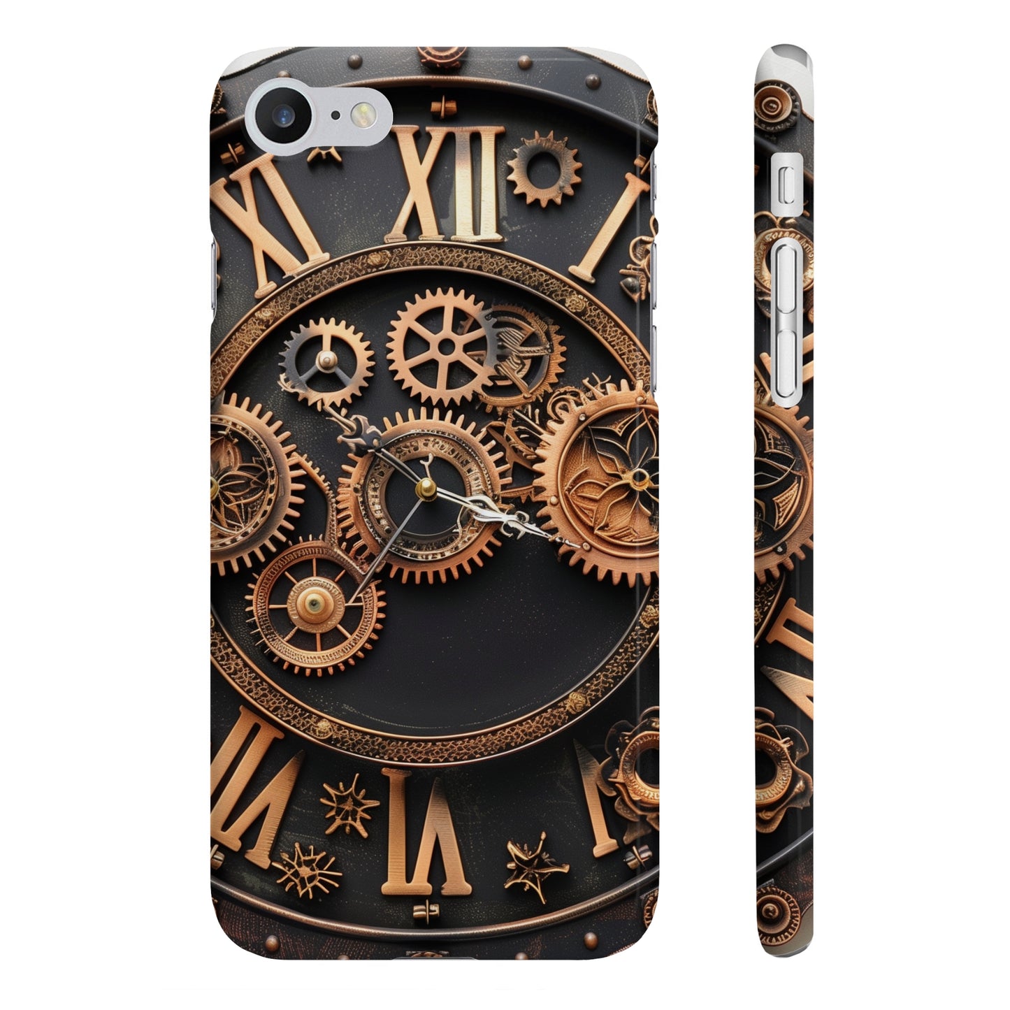 Steampunk Time: Intricate Clockwork Phone Case