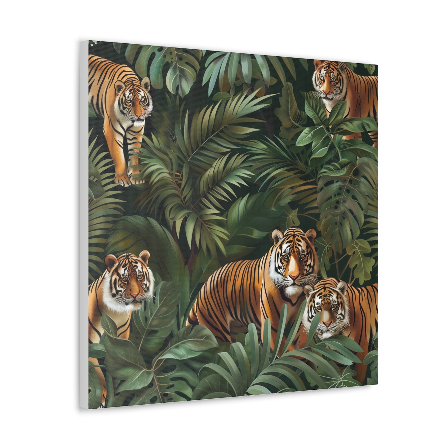 Tiger Jungle Safari Canvas Print