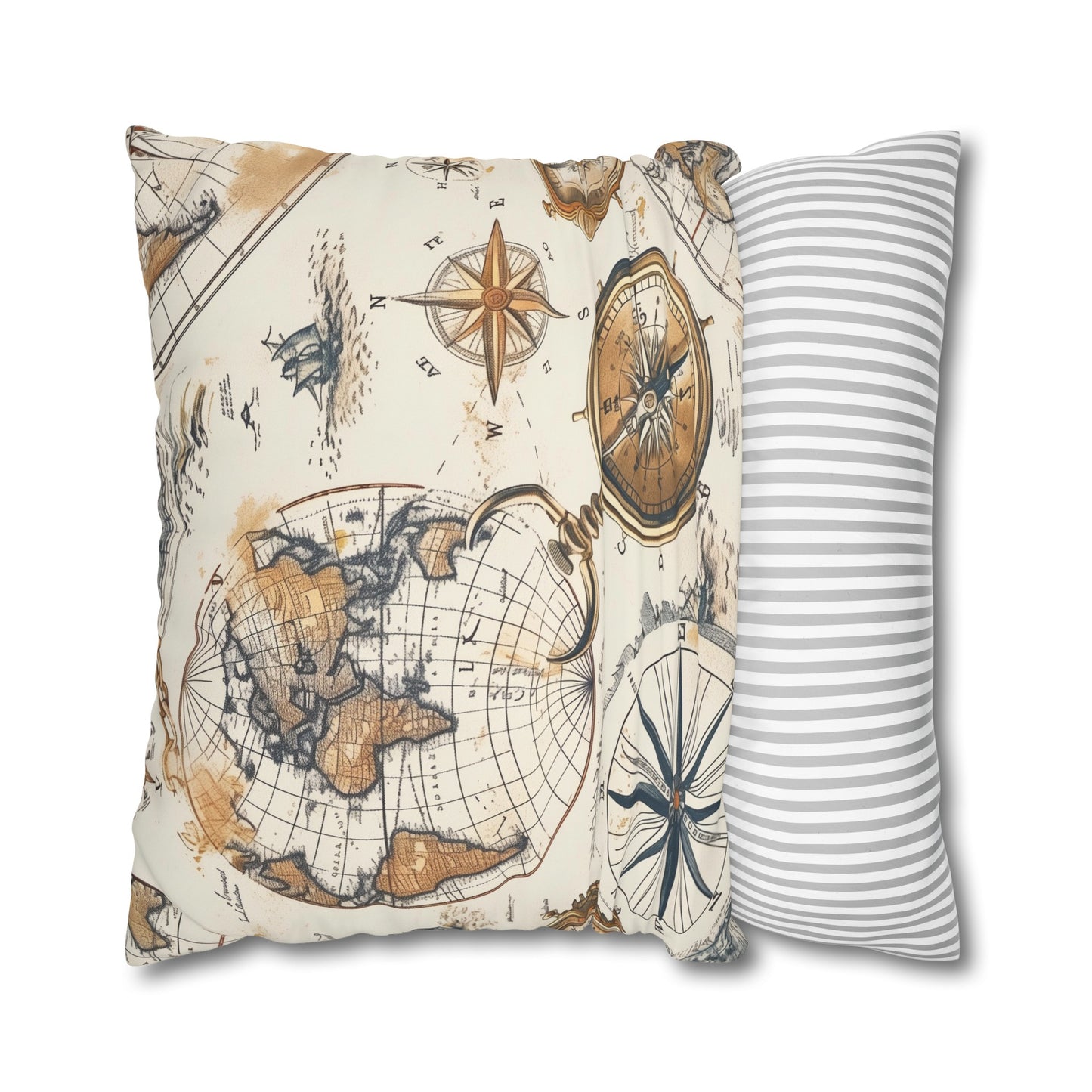 "Vintage Maps Pillowcase - Transform your bedroom with antique map design"