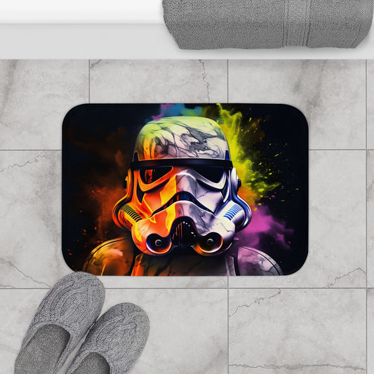 Neon Stormtrooper Splash Bath Mat | Bath Mats | Bath, Bathroom, Home & Living, Indoor, Sublimation | Prints with Passion