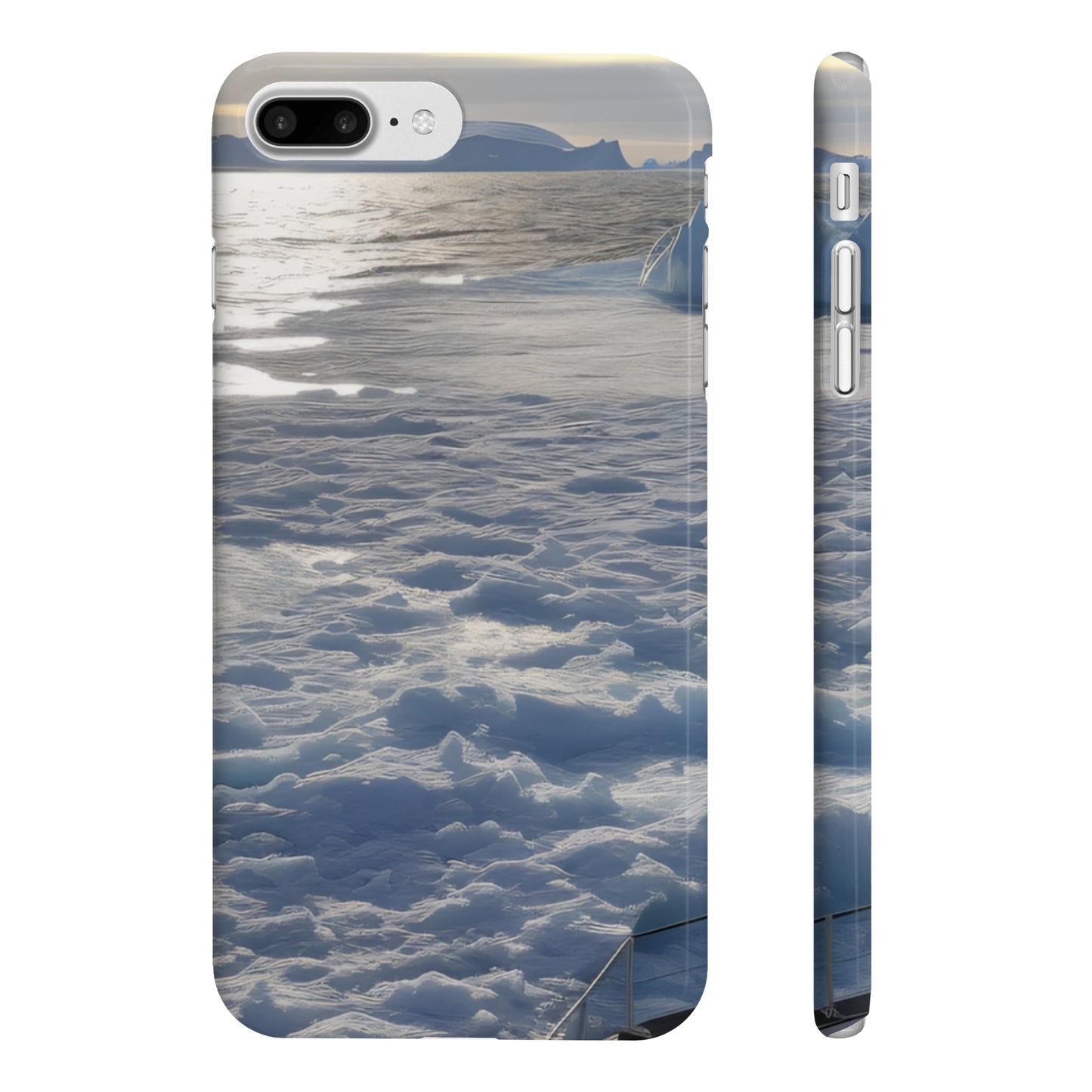 Antarctic Expedition: Iceberg Research Vessel Phone Case