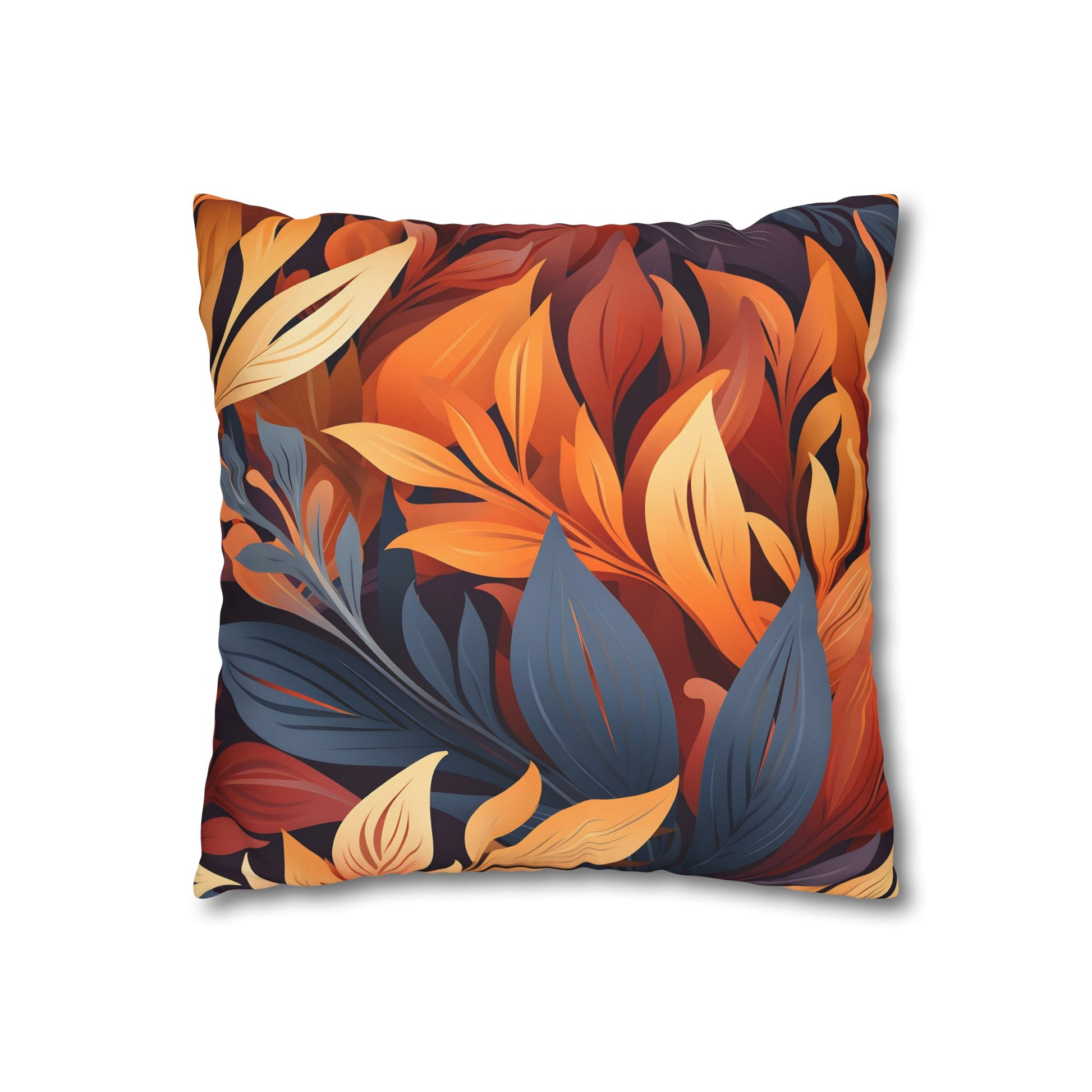 "Autumn Flora Pillowcase - Vibrant Falling Leaves and Wildflowers Design, High-Quality Material, Perfect for All Seasons, Makes a Great Gift - Shop Now!"