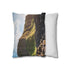 Giant's Causeway Northern Ireland Basalt Coast (Edition II) — 40×40 Cushion Cover — Soft Brushed Fabric Texture Close-Up
