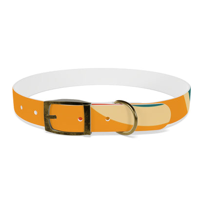 Retro Waves Dog Collar: Colorful & Vibrant Design