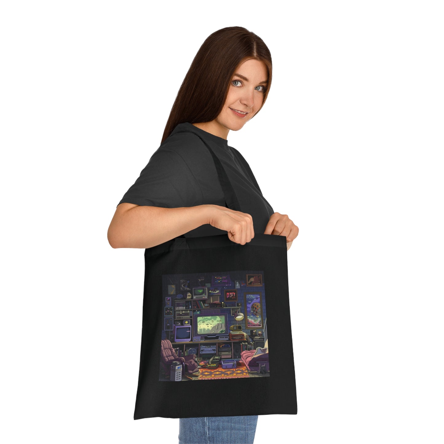 Retro Gamer Tote Bag | Tote Bag | Accessories, Bags, Cotton, DTG, Totes | Prints with Passion