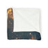 Inverted Volcano Raining Stardust — Plush Fleece Throw Blanket — Product Detail View 11