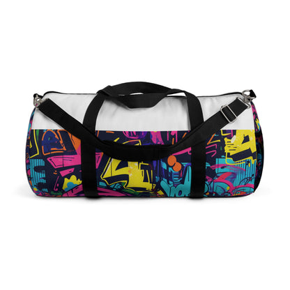 Neon Graffiti Duffel Bag