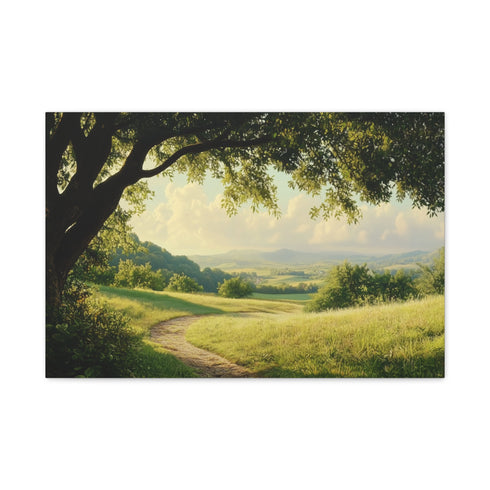 Peaceful Countryside — Canvas Wall Art — Front Gallery-Wrapped Canvas View