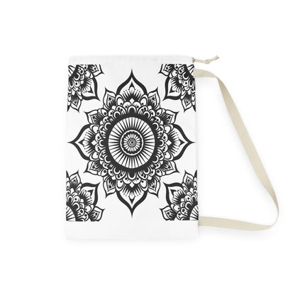 Zen Mandala Laundry Bag - Tranquil laundry must-have with calming mandala pattern for inner peace