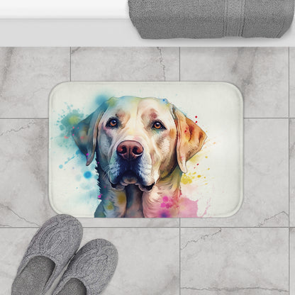 Labrador Welcome Bath Mat | Bath Mats | Bath, Bathroom, Home & Living, Indoor, Sublimation | Prints with Passion