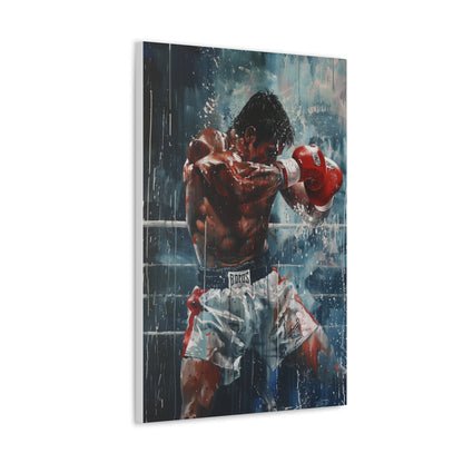 The Boxer: Determination in Every Brushstroke