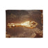 Mystic Key Floating over Canyon Altar Plush Fleece Throw Blanket