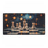 Skybound Chessboard with Star Pieces — XL & XXL Desk Mat — Full Top-Down Artwork View