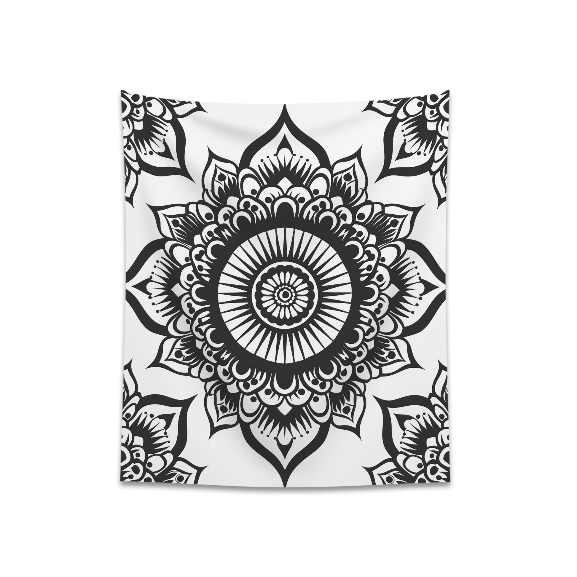 "Mandala Serenity Tapestry: Sacred Geometry Design for Peaceful Space | High-Quality Material, Great Gift | Available in 34"x40" and 57"x57" Inches"