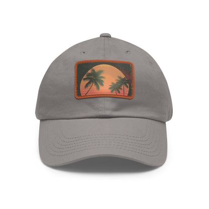 Vintage Sunset Paradise Baseball Cap