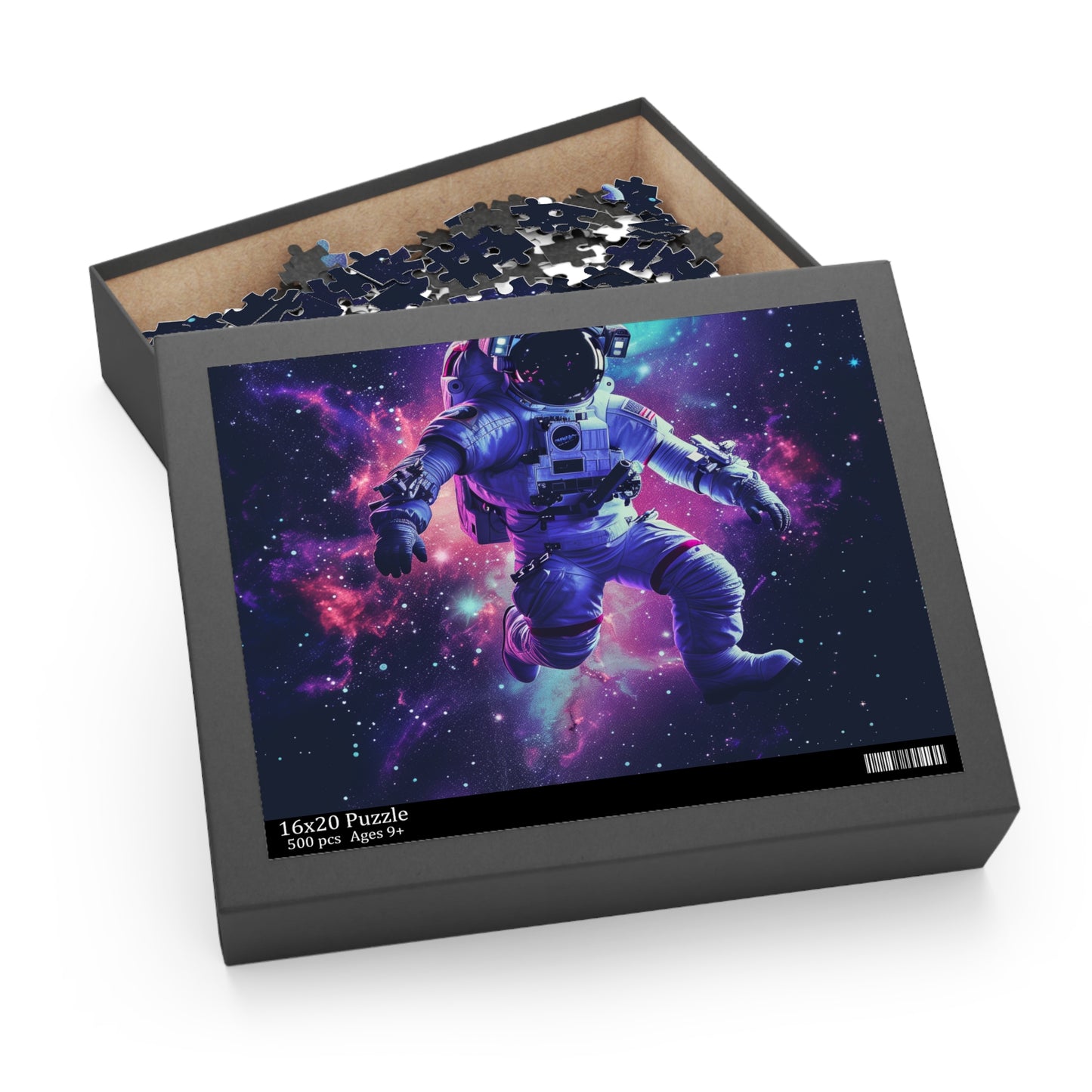 "Galactic Astronaut Jigsaw Puzzle - Piece Together Cosmos Adventure"