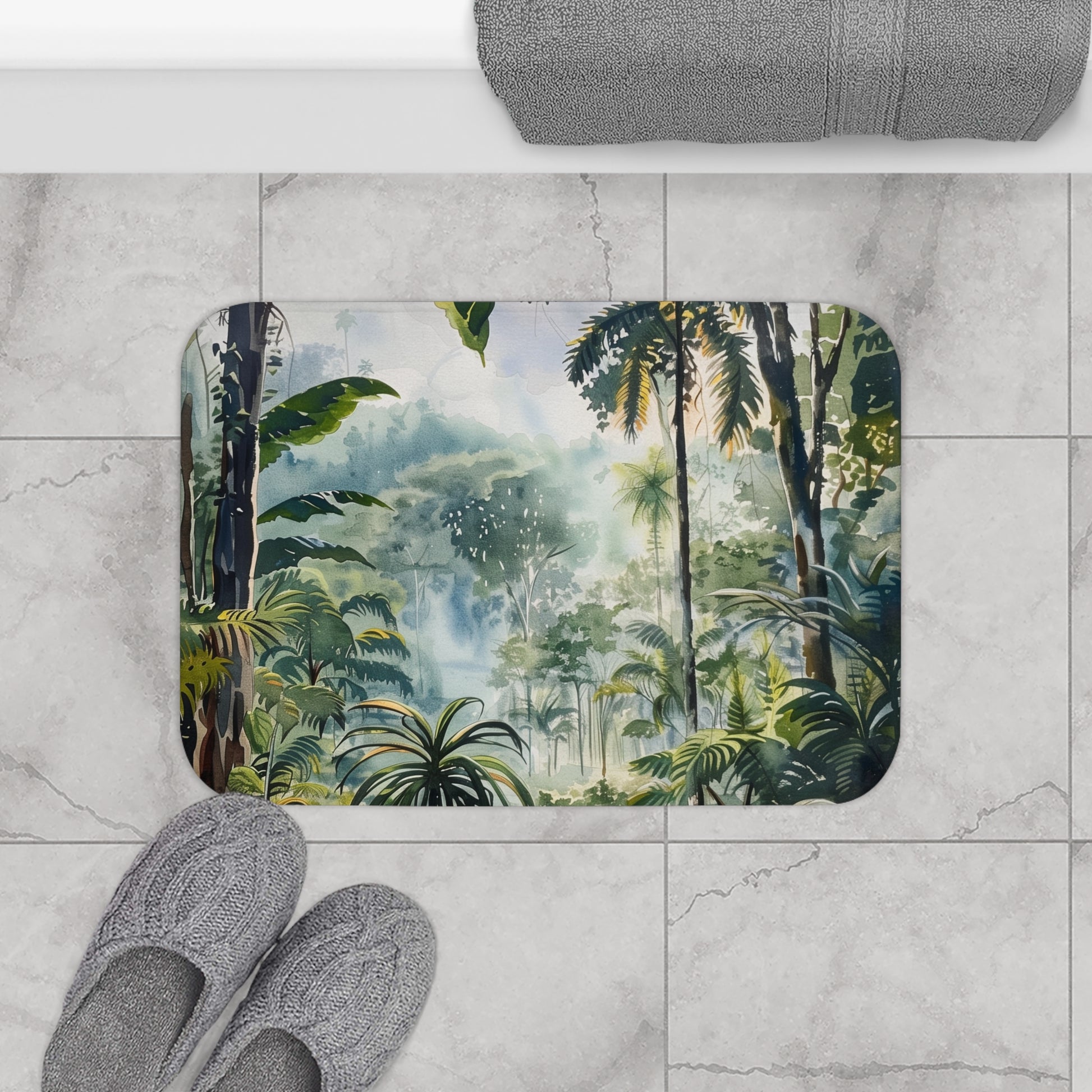 Congo Jungle Bath Mat | Bath Mats | Bath, Bathroom, Home & Living, Indoor, Sublimation | Prints with Passion