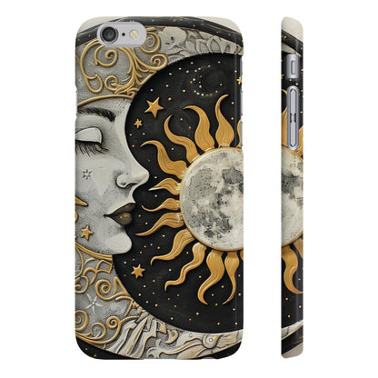 Celestial Mandala: Sun & Moon Phone Case