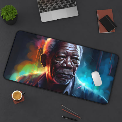 Neon Freeman Desk Mat | Desk Mat | Accessories, Back-to-School, Desk, Fall Bestsellers, Home & Living, Mouse pad, Mouse Pads, Mousepad, Seasonal Picks, Stationery, TikTok | Prints with Passion