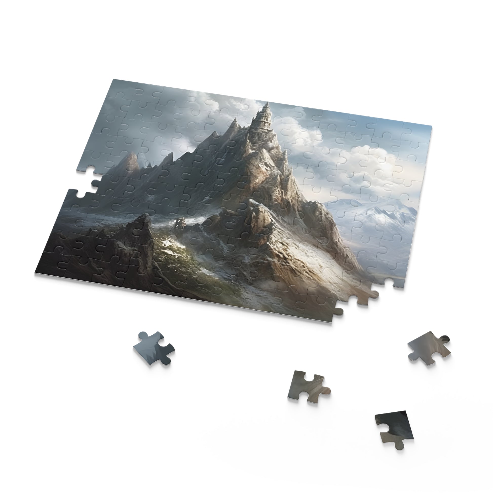 "Mount Olympus jigsaw puzzle - majestic beauty and challenge for nature lovers and enthusiasts"