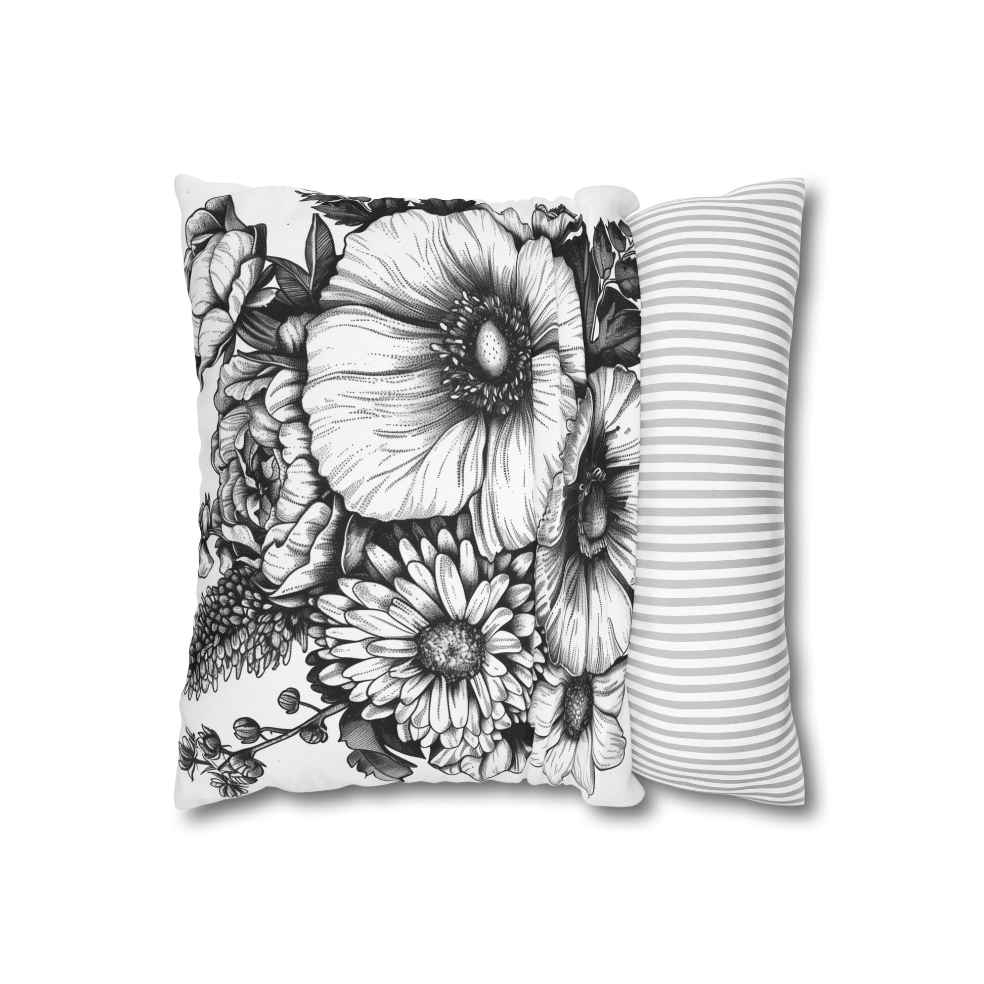 "Charming Blooming Meadow Pillowcase | High-Quality, Stylish Design for All Seasons | Perfect Gift Option - Shop Now!"